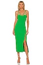 view 1 of 3 VESTIDO JULES in Stem Green