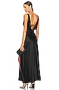 view 1 of 4 Alfina Double Cowl Gown in Black