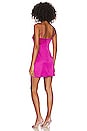 view 3 of 3 Lomy Bandeau Cutout Mini Dress in Electric Pink
