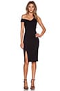 view 1 of 3 One Shoulder Dress in Black