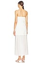 view 3 of 3 Reagan Strapless Mini Dress With Pleated Skirt in Cream
