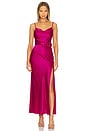 view 1 of 3 x REVOLVE Simone Cowl Neck Gown in Magenta