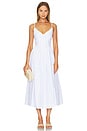 view 1 of 3 Becker Princess Waist Midi Dress in White