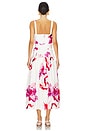 view 3 of 3 Lidia Bustier Drop Waist Dress in Zoe Floral Print