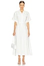 view 1 of 3 Sunni Belted Utility Shirt Dress in Ivory