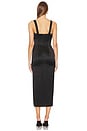 view 3 of 4 VESTIDO MIDI GIA in Black