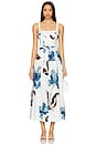 view 1 of 3 Lidia Dress in Alena Blue Floral