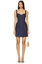 view 1 of 3 Alina Mini Dress in Indigo