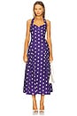 view 1 of 3 x REVOLVE Seraphina Seamed Midi Dress in Navy