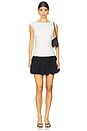 view 1 of 3 Magda Mini Dress in Ivory & Black