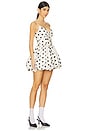 view 2 of 3 x REVOLVE Apaline Mini Dress in Ivory Black Polka Dot