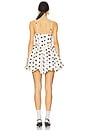 view 3 of 3 x REVOLVE Apaline Mini Dress in Ivory Black Polka Dot
