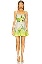 view 1 of 3 Eleni Panelled Mini Dress in Anisa Ivory Lemon