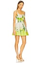 view 2 of 3 Eleni Panelled Mini Dress in Anisa Ivory Lemon