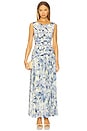 view 1 of 3 Melia Midi Dress in Luna Sky Wildflower
