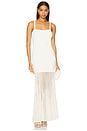 view 1 of 3 Lyra Milano Stitch Midi Dress in Ivory