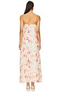 view 3 of 3 Kamila Ruffle Gown in Luna Ivory Wildflower