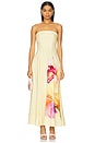 view 1 of 4 Melody Corset Midi Dress in Lenia Butter Floral