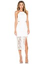 view 1 of 3 Fleur Lace Criss Cross Back Dress in White