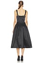 view 3 of 3 Cory Corset Waist Midi Dress in Black