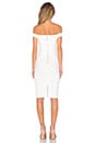 view 3 of 3 Ponti Off Shoulder Strap Dress in White