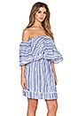 view 2 of 4 Frill Mini Dress in Washed Stripe