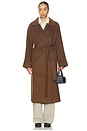 view 3 of 5 Candice Scarf Double Wool Long Coat in Cacao