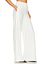 view 2 of 4 Serrine Wide Leg Tuxedo Pant in Off White