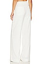 view 3 of 4 Serrine Wide Leg Tuxedo Pant in Off White