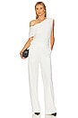 view 4 of 4 Serrine Wide Leg Tuxedo Pant in Off White