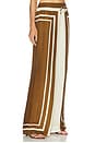 view 2 of 6 PANTALON SANDRA in Spice & Ivory Scarf Print