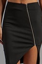 view 4 of 6 Ponti Zip Wrap Skirt in Black