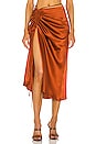view 1 of 4 Lia Skirt in Terra Cotta