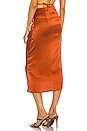 view 3 of 4 Lia Skirt in Terra Cotta