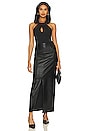 view 4 of 4 FALDA MAXI ENID in Black