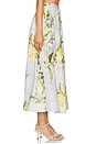 view 3 of 6 JUPE MIDI AMABELLE PINTUCK in Anisa Sky Lemon