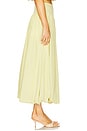 view 3 of 6 Zaira Bubble Midi Skirt in Pistachio
