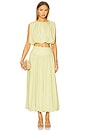 view 5 of 6 Zaira Bubble Midi Skirt in Pistachio