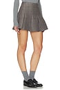 view 2 of 6 Mimmy Pleat Mini Skirt in Charcoal
