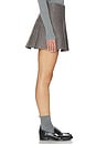 view 3 of 6 Mimmy Pleat Mini Skirt in Charcoal