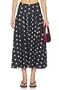 view 1 of 6 JUPE YASMIN in Black / Ivory Polka Dot