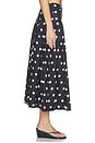 view 3 of 6 JUPE YASMIN in Black / Ivory Polka Dot