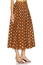 view 2 of 6 JUPE AMABELLE in Spice & Ivory Polka Dot