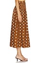 view 3 of 6 JUPE AMABELLE in Spice & Ivory Polka Dot