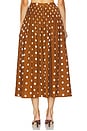 view 4 of 6 JUPE AMABELLE in Spice & Ivory Polka Dot