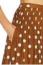 view 6 of 6 JUPE AMABELLE in Spice & Ivory Polka Dot