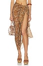 view 1 of 6 Aminta Midi Sarong in Abstract Animal