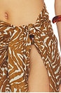 view 6 of 6 Aminta Midi Sarong in Abstract Animal