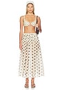view 5 of 6 FALDA MARIT  in Lemon Polka Dot