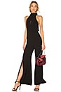 view 2 of 3 Sleeveless Jumpsuit in Black